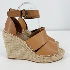 Treasure & Bond Sannibel Platform Wedge Tan Sandals